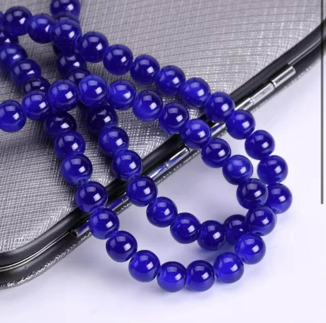 Glass Beads – 8mm 100 Beads