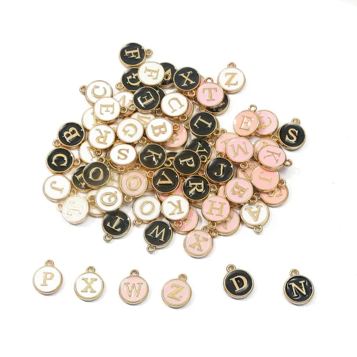 26Pcs A–Z Alphabet Letter Charms