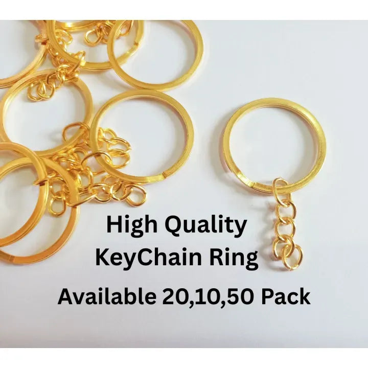 High Quality DIY Keychain Rings with Jump Rings