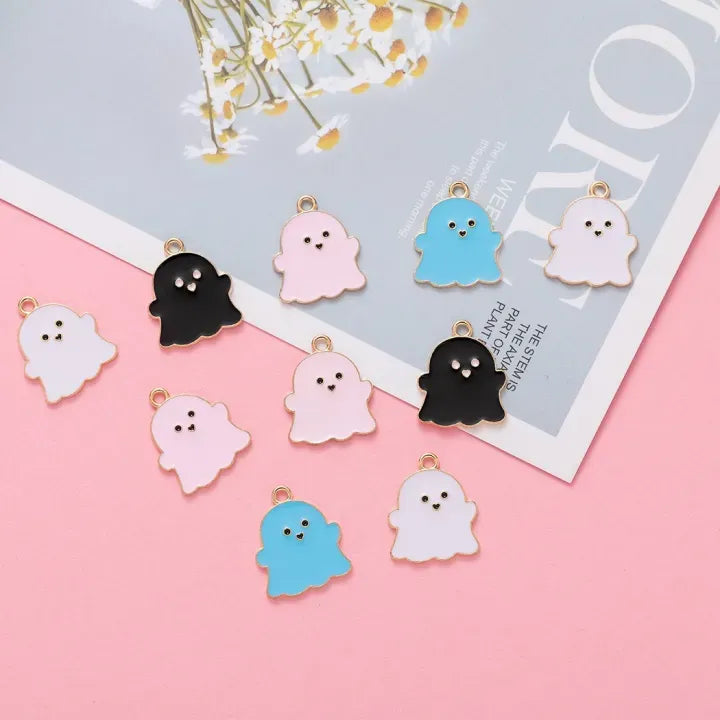 Cute Ghost Charms for Bracelets