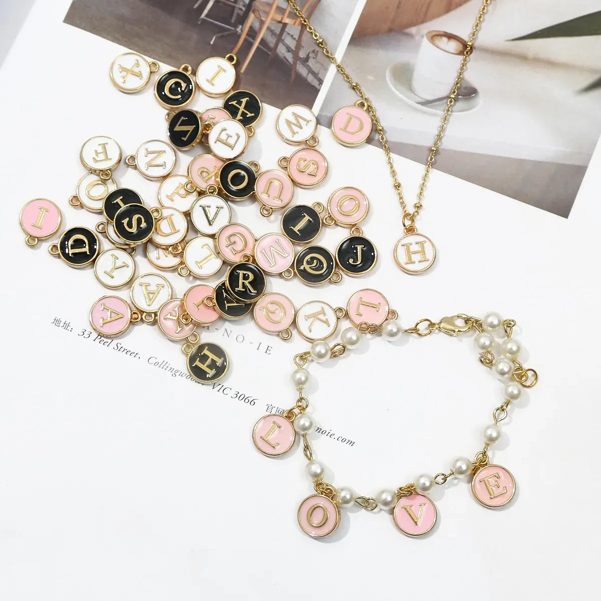 26Pcs A–Z Alphabet Letter Charms