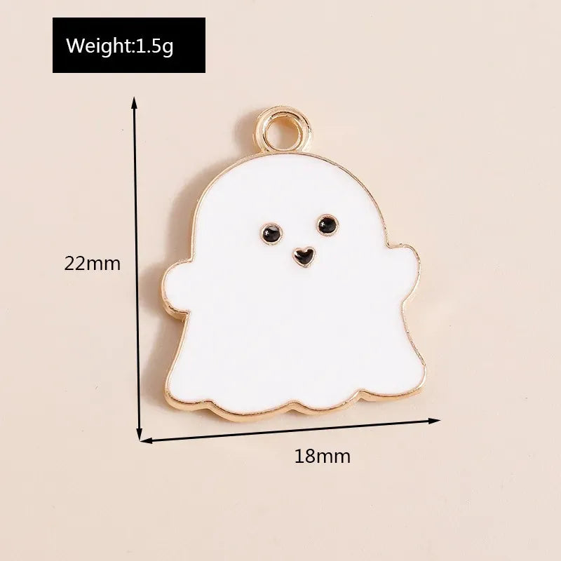 Cute Ghost Charms for Bracelets