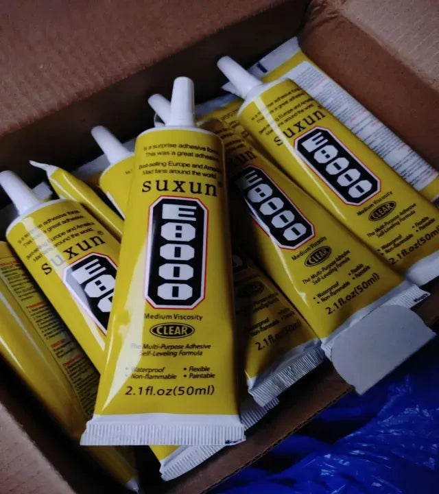 E8000 Super Glue – 50ml & 110ml Strong Transparent Adhesive for DIY & Repairs