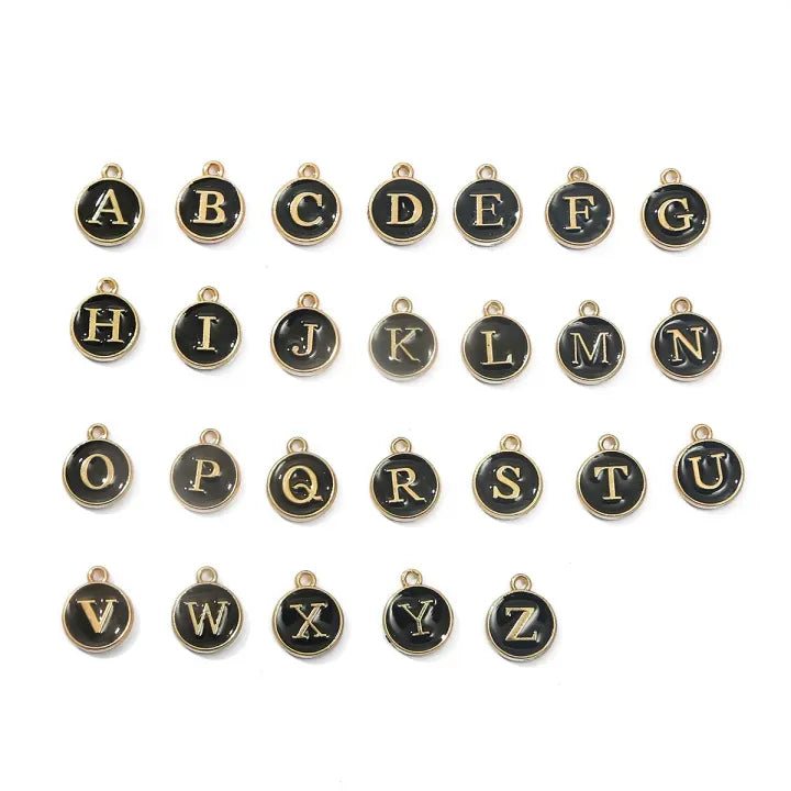 26Pcs A–Z Alphabet Letter Charms