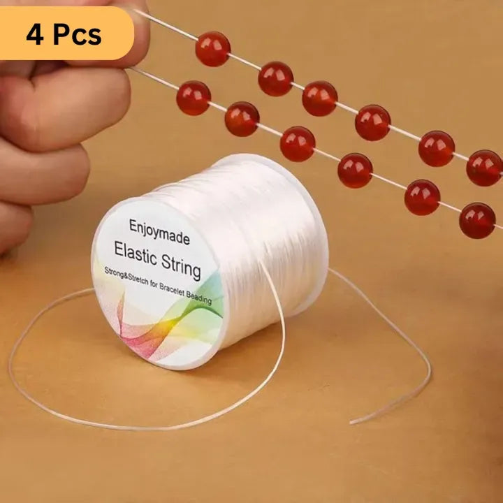Stretchable Nylon Elastic Thread – 60m Beading DIY Crafts
