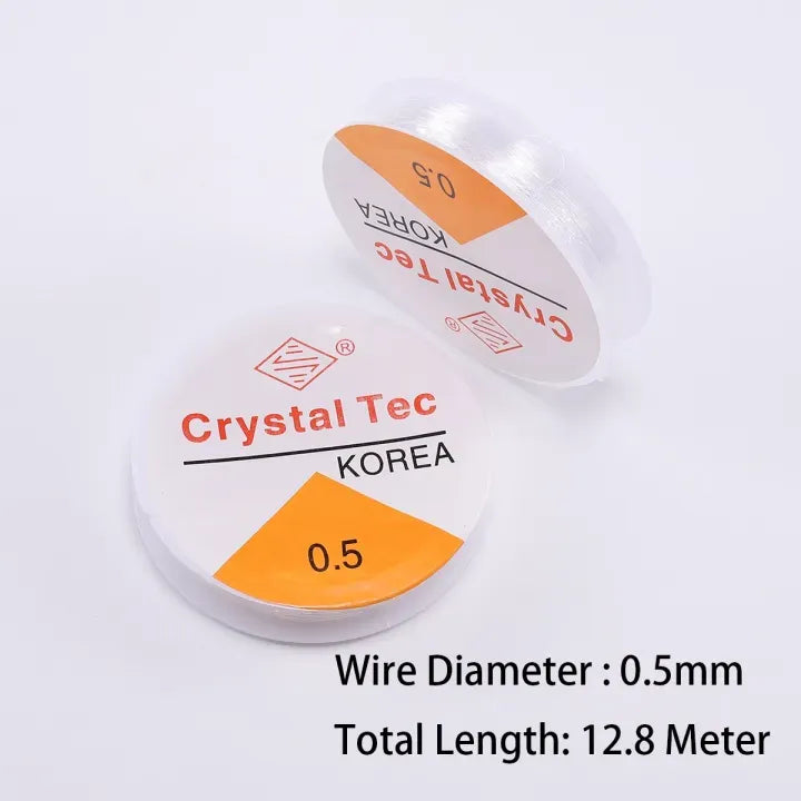 Transparent Elastic Crystal Line For Jewelry Making