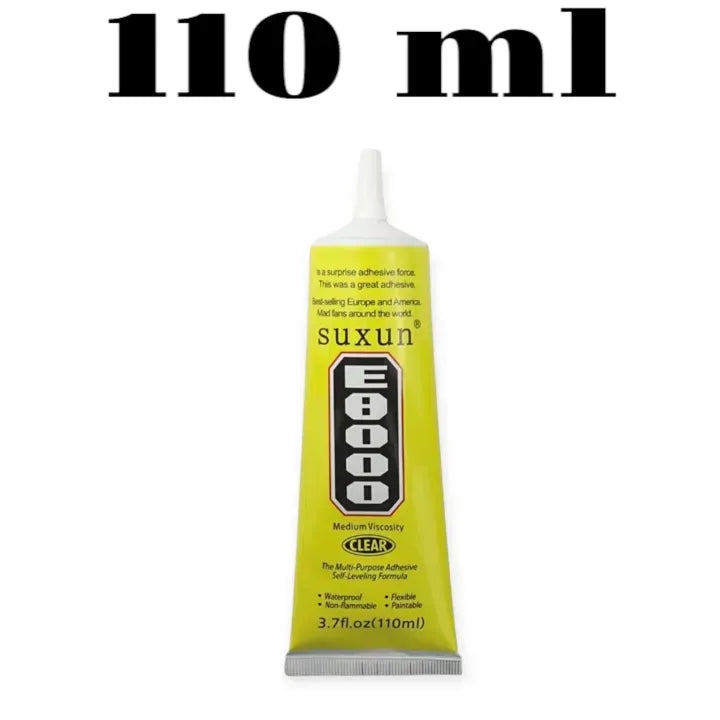 E8000 Super Glue – 50ml & 110ml Strong Transparent Adhesive for DIY & Repairs