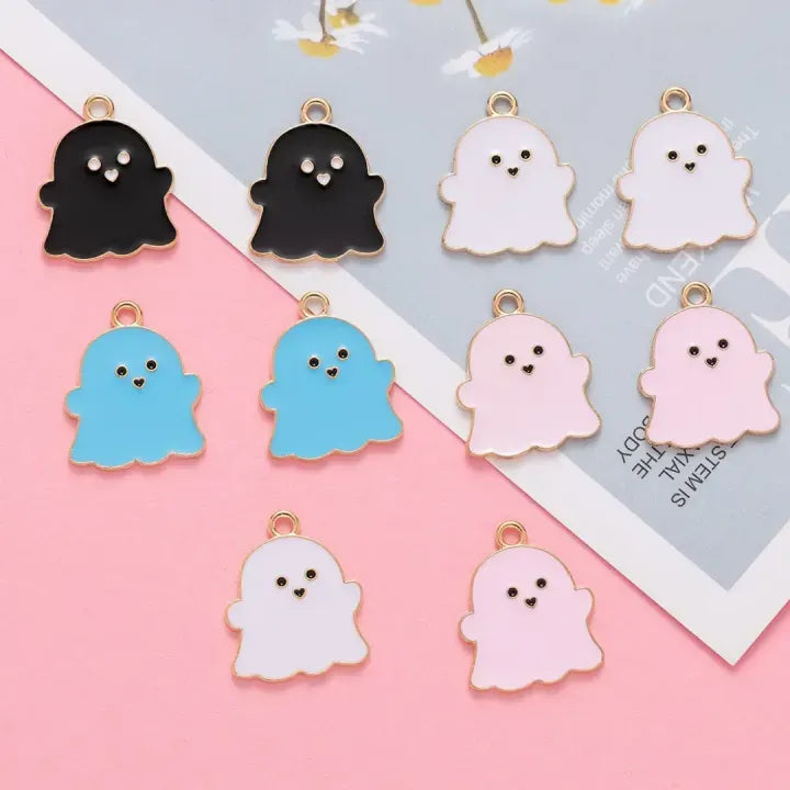 Cute Ghost Charms for Bracelets