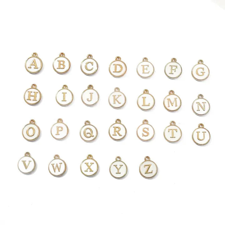 26Pcs A–Z Alphabet Letter Charms