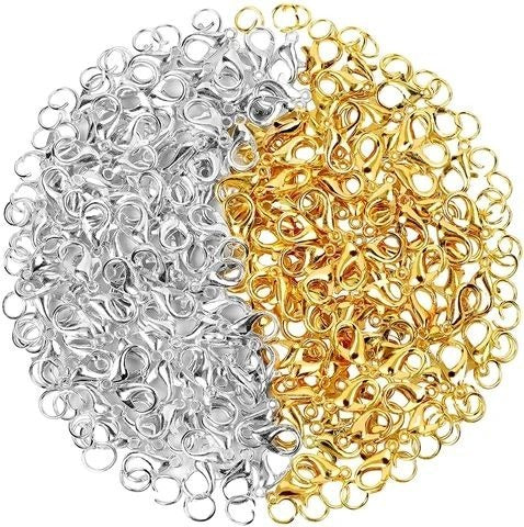 50pcs Lobster Clasps Hooks for Jewellery Making