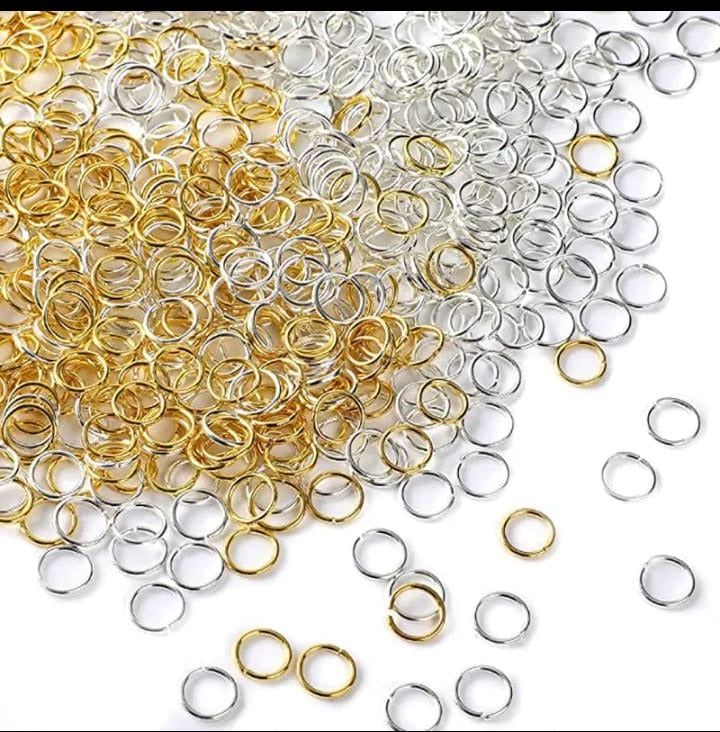200Pcs Jump Rings – 4mm – Gold & Silver