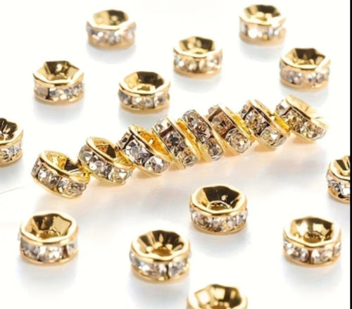 100-Piece Spacer Beads Set –  (Gold & Silver)