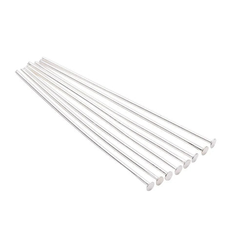 100 Pcs Pack (Golden & Silver) - 30mm - Flat Head Pins