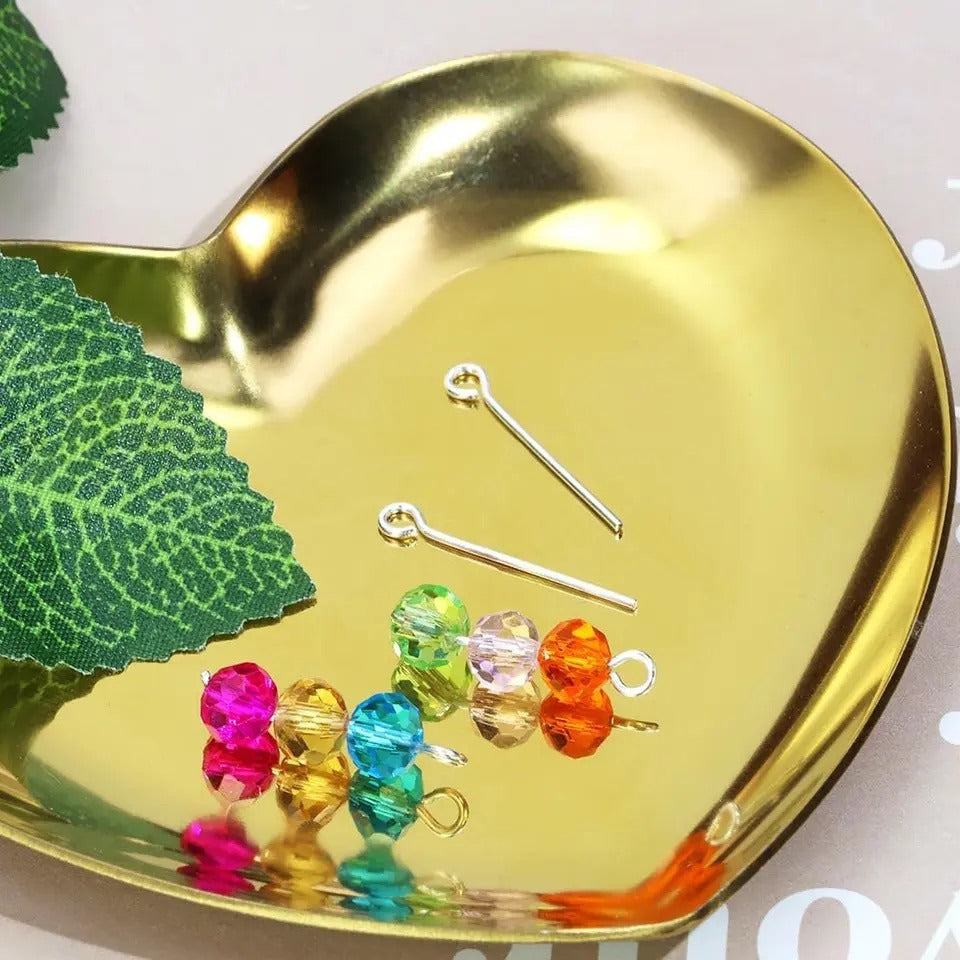 100 Pcs Pack (Golden & Silver) 30mm - High Quality Eye Pins