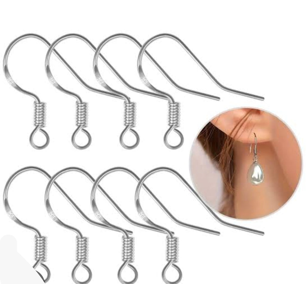 Stainless steel Silver & Gold Earring Hooks (19*20mm)