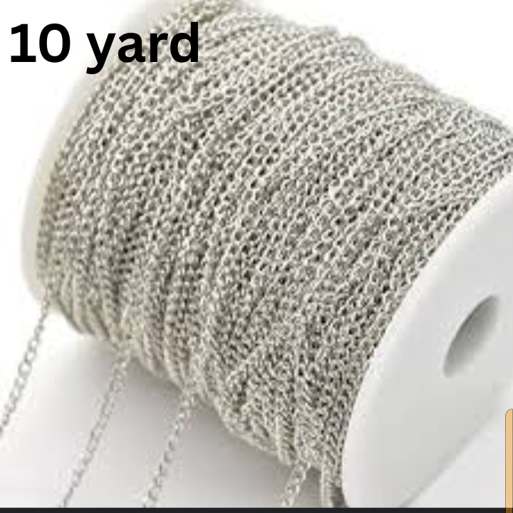 stainless steel extension chain 2mm (Golden/Silver)
