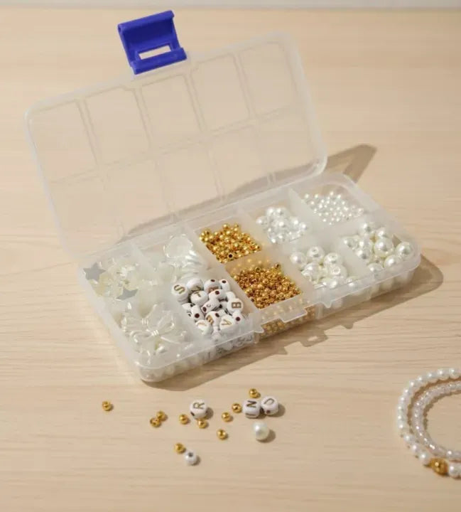 Beads Set for | DIY Bracelet, Necklace & Earring Craft Kit |
