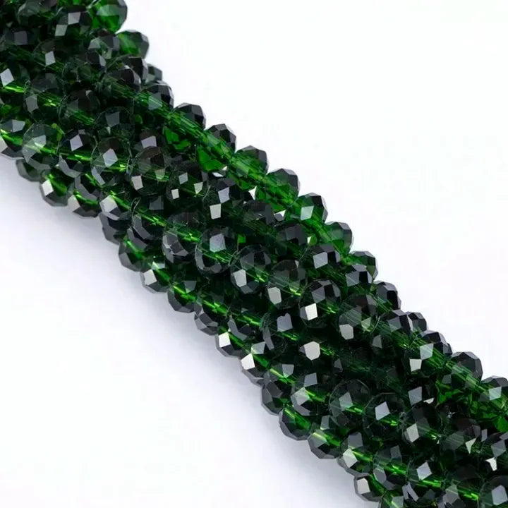 6mm High Quality Glass Crystal Beads Full String (80 Beads)